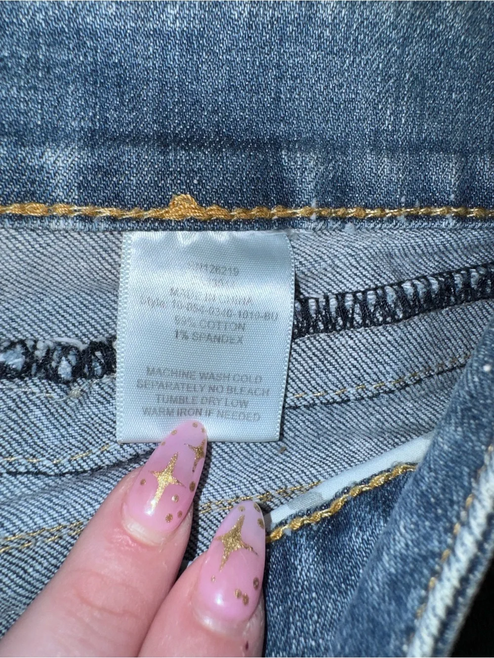 Tin Haul Women’s Boot Cut Washed‎ Blue Jeans size 29/XL